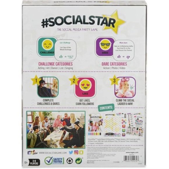 SocialStar Social Media Board Game - Picture 3 of 7